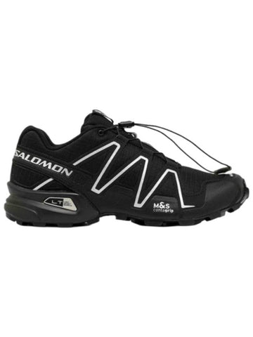 Speedcross 3 Low Top Sneakers Black Silver - SALOMON - BALAAN 1