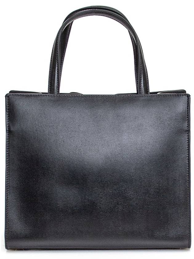 Vara Bow Top Handle Tote Bag Black - SALVATORE FERRAGAMO - BALAAN 5