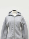 gray zip up hoodie - GANNI - BALAAN 3