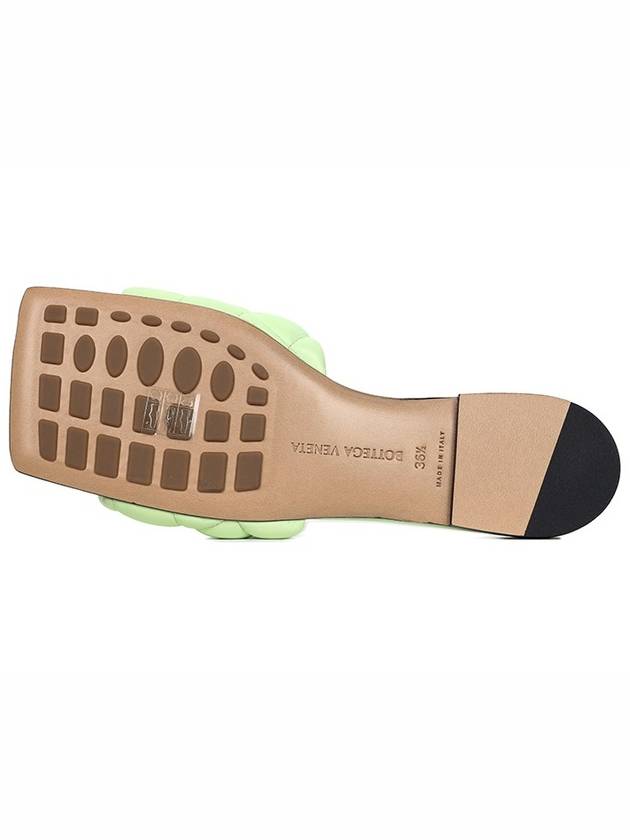 Padded Quilted Slippers Green - BOTTEGA VENETA - BALAAN 6