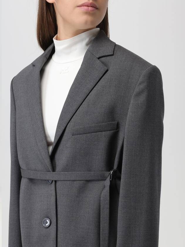 Blazer Courr&egrave;ges in lana vergine - COURREGES - BALAAN 5