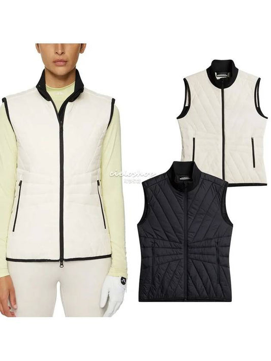 HOLMA Quilt Hybrid Women s Golf Vest Primaloft - J.LINDEBERG - BALAAN 1