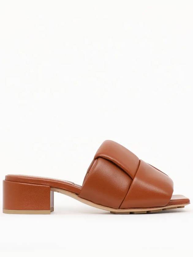 Intrecciato Patch Mule Heel Brown - BOTTEGA VENETA - BALAAN 2