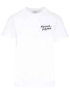 Handwriting Logo Cotton Short Sleeve T-Shirt White - MAISON KITSUNE - BALAAN 2