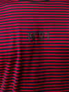 black&red striped T-shirt - Nº 21 - BALAAN 5