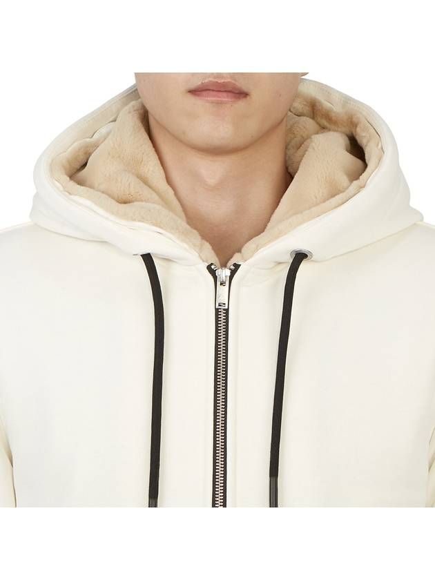 Classic Bunny Zip Up Hoodie Beige Lining White - MOOSE KNUCKLES - BALAAN 8