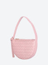 Intrecciato Sunrise Small Shoulder Bag Pink - BOTTEGA VENETA - BALAAN 3