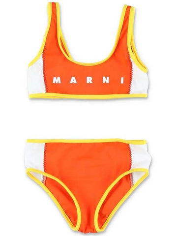 Kids Logo Printing Bikini M01050 M00M2 0M429 - MARNI - BALAAN 1