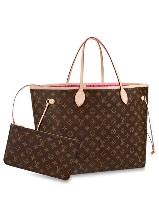 Neverfull MM Monogram Tote Bag Brown - LOUIS VUITTON - BALAAN.