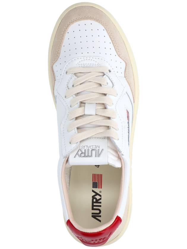 Medalist Low Top Sneakers Red White - AUTRY - BALAAN 6