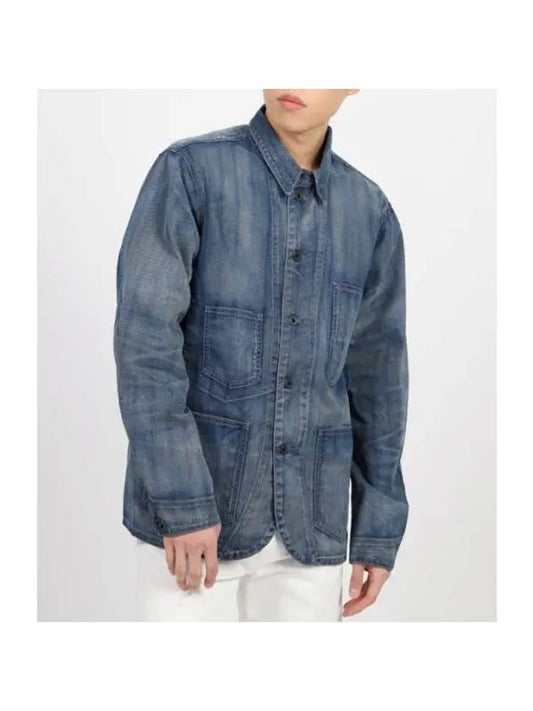 Pocket Shirt Denim Jacket Blue - POLO RALPH LAUREN - BALAAN 1