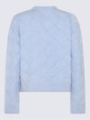 Intrecciato Wool Knit Top Light Blue - BOTTEGA VENETA - BALAAN 4