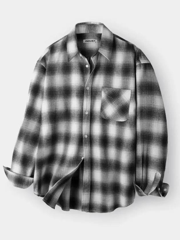 Ray check shirt black - INDUST - BALAAN 7