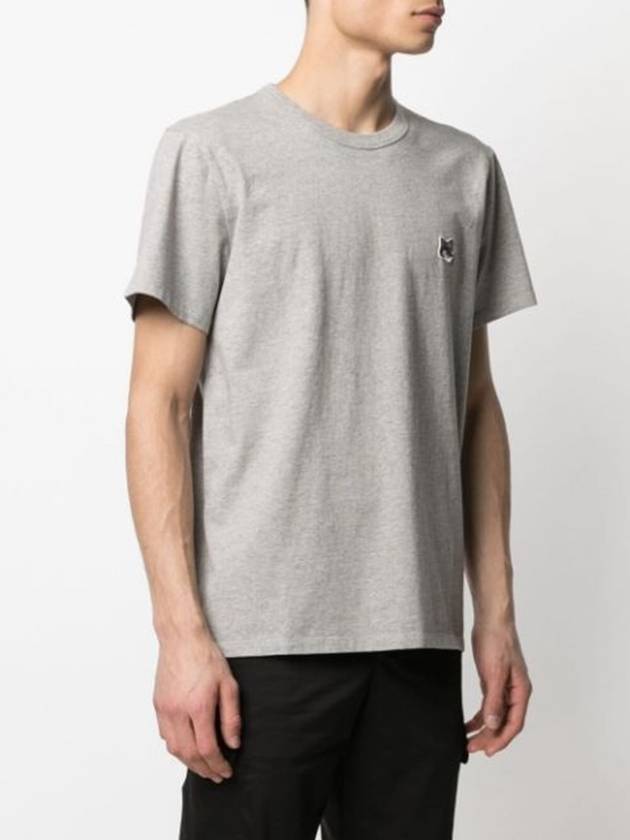 Gray Fox Head Short Sleeve TShirt Gray GM00118KJ0008 - MAISON KITSUNE - BALAAN 2