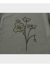 Artwork Flower Drawing Short Sleeve T Shirt Cement - FFEFF STUDIO - BALAAN 8