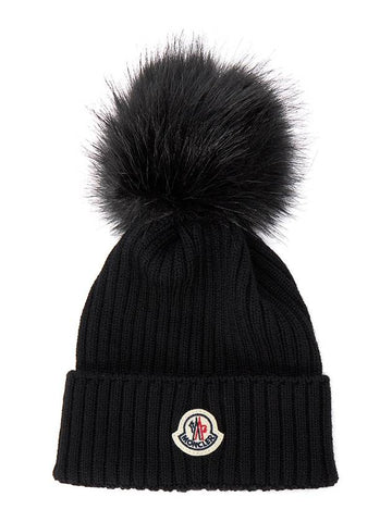 Kids Pom Beanie 3B00014 M1131 999 - MONCLER - BALAAN 1