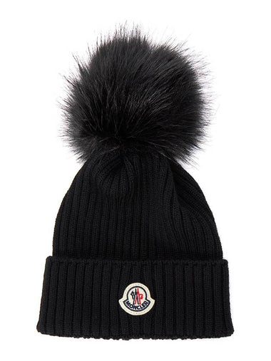 Kids Pom Beanie 3B00014 M1131 999 - MONCLER - BALAAN 1