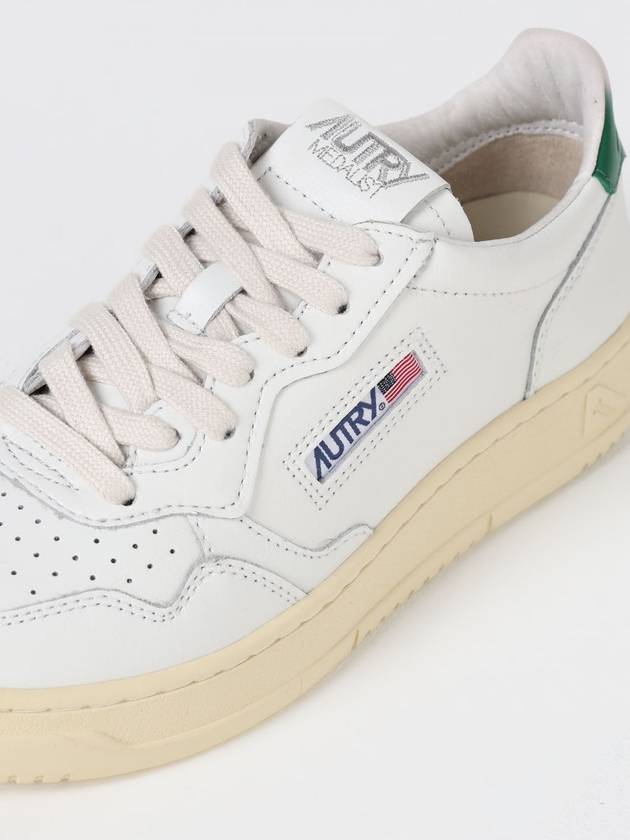 Medalist Green Tab Leather Low Top Sneakers White - AUTRY - BALAAN 5