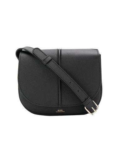 Betty Saffiano Cross Bag Black - A.P.C. - BALAAN 1