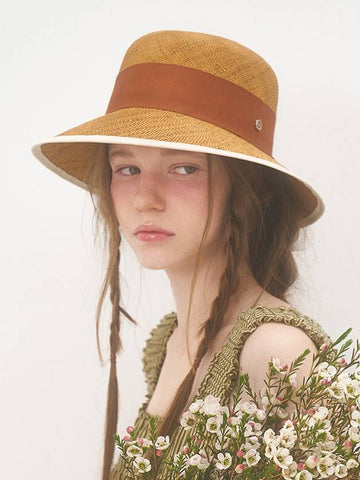 Sophie Straw Hat Brown - BROWN HAT - BALAAN 1