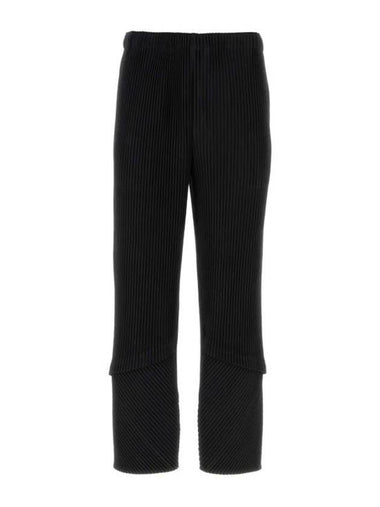 Aerial Straight Pants Black - ISSEY MIYAKE - BALAAN 1