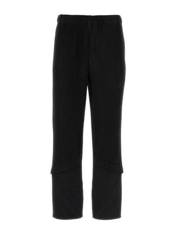 Aerial Straight Pants Black - ISSEY MIYAKE - BALAAN 1