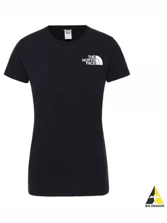 Women's Half Dome Cotton Short Sleeve T-Shirt Black - THE NORTH FACE - BALAAN 2