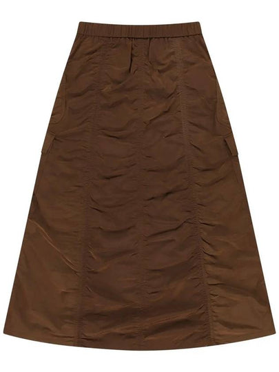 OG front open cargo skirt burgundy - OFFGRID - BALAAN 2