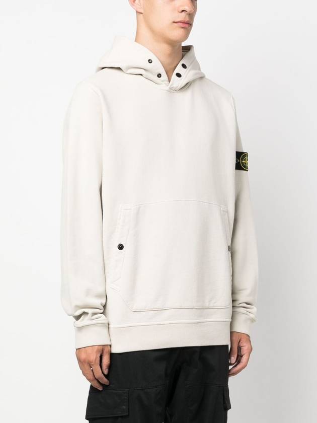 Garment Dyed Hoodie Plaster - STONE ISLAND - BALAAN 4