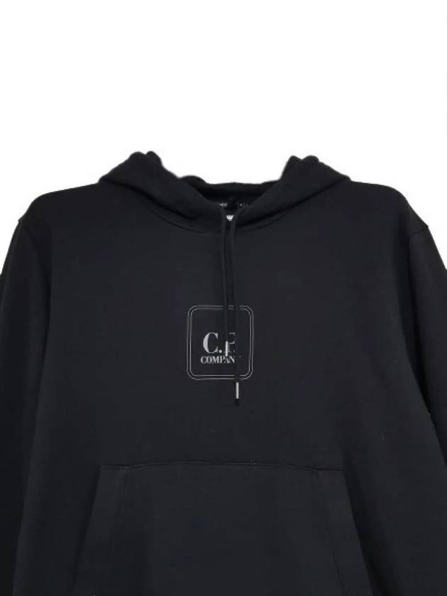 Graphic Logo Hoodie Black - CP COMPANY - BALAAN 5