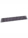 Reversible Check Print Cashmere Scarf Navy - BURBERRY - BALAAN 5