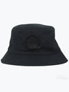 Logo Patch Bucket Hat Black - STONE ISLAND - BALAAN 2