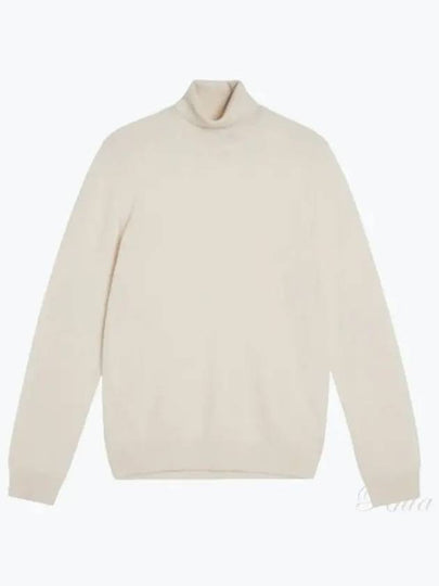 Lyd Merino Wool Turtleneck Cloud White - J.LINDEBERG - BALAAN 2