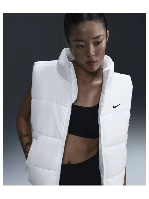 Sportswear Tech Fleece Synthetic Classic Vest W White Black FZ5923 100 - NIKE - BALAAN 2