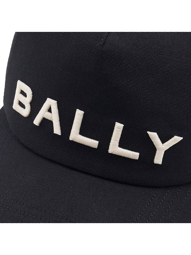 Logo embroidery baseball cap M8BA218F U901 - BALLY - BALAAN 6