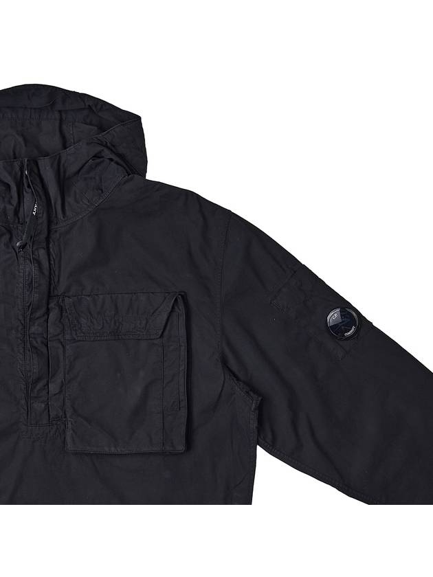 Gabardine Lens Long Sleeve Anorak Black - CP COMPANY - BALAAN 5