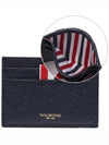 Men's Pebble Diagonal Stripe Card Wallet Navy - THOM BROWNE - BALAAN 2