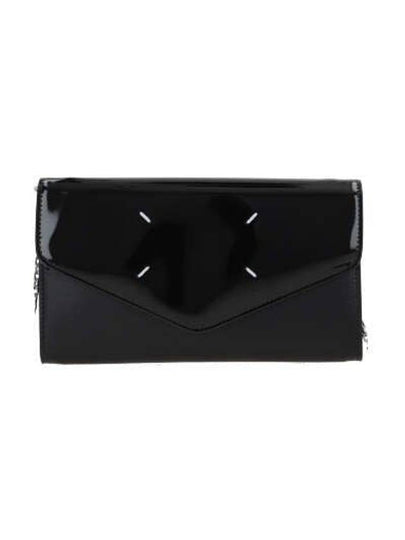 Four Stitch Leather Long Wallet Black - MAISON MARGIELA - BALAAN 2