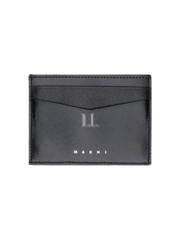 Logo Card Wallet Black - MARNI - BALAAN 2