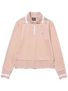 YOKO Collar Neck Half Zip Up Long Sleeve T-Shirt PALE-PEACH - 20THHOLE - BALAAN 1