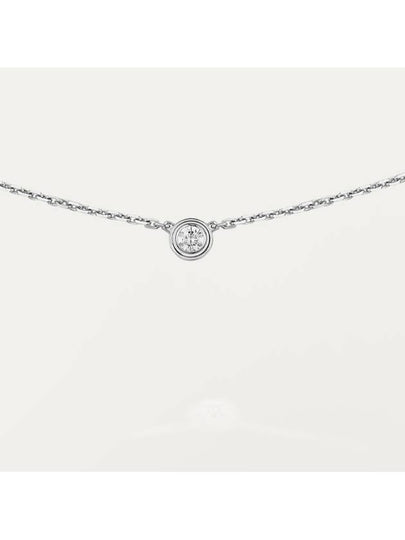 D Amour Necklace XS White Gold Silver - CARTIER - BALAAN 2