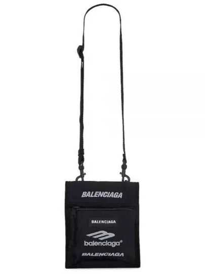 Explorer Small Logo Strap Cross Bag Black - BALENCIAGA - BALAAN 2