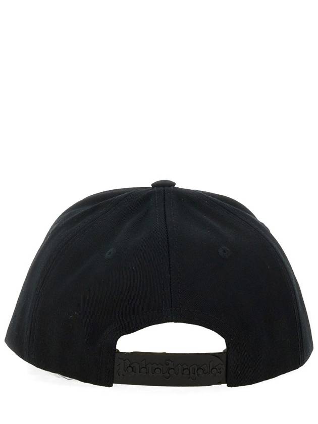 Classic Logo Ball Cap Black - PALM ANGELS - BALAAN 9