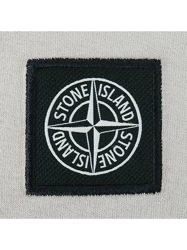 Logo Patch Cotton Short Sleeve T-Shirt Dove Grey - STONE ISLAND - BALAAN 5