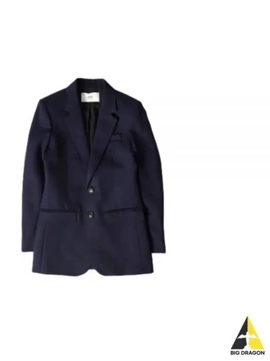 Two Button Blazer Jacket Blue - AMI - BALAAN 2