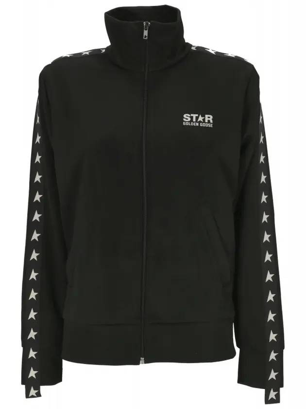 Star Logo Track Jacket Black - GOLDEN GOOSE - BALAAN.