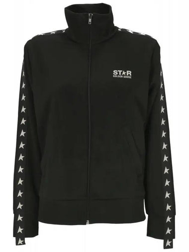 Star Logo Track Jacket Black - GOLDEN GOOSE - BALAAN 1