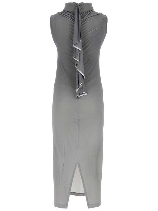 MM6 GRAY Gray jersey dress S52CT0760S24484 001S - MAISON MARGIELA - BALAAN 3