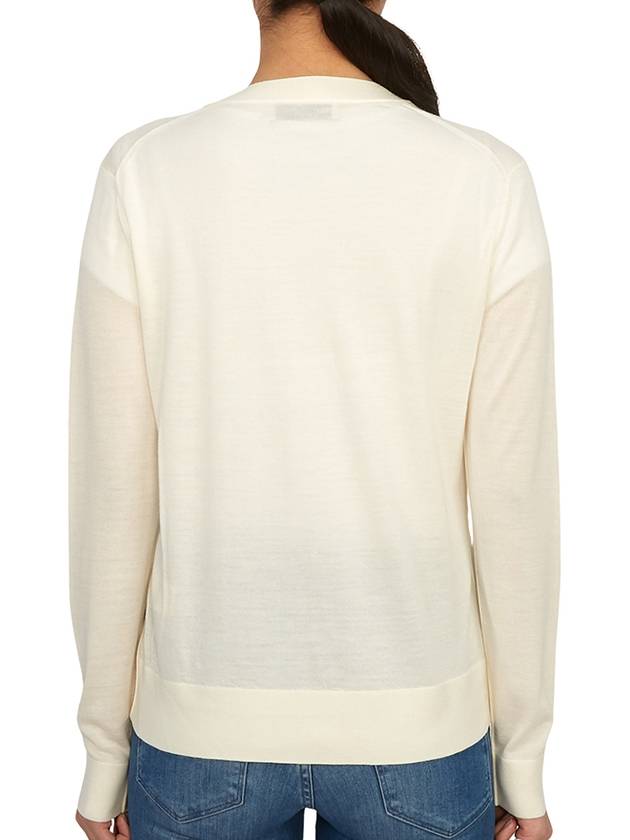 Simone Knit Cardigan Ivory - TORY BURCH - BALAAN 5