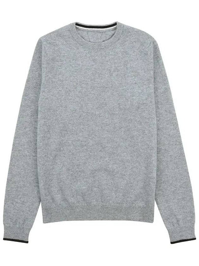 Golf Wear Cashmere Sweater WB21FAWN01GR Gray - WHITEBALL - BALAAN 2